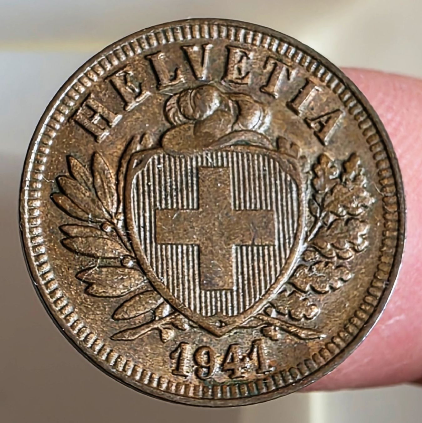 Alle Münzen: SCHWEIZ 2 RAPPEN 1941 – Gebraucht aus Winterthur von Creso70
