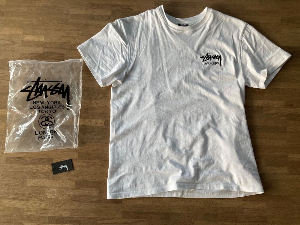 T-shirt Stussy gris - M main image 1