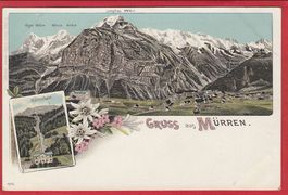 MÜRREN, MÜRRENBAHN, LITHO