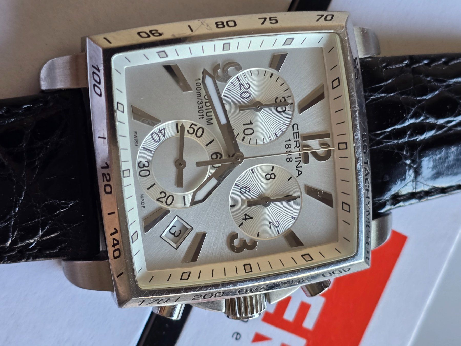 Certina Montres: Certina DS Podium  Date Cronograph XXL aus 2011 full set – D'occasion à Muri AG par Corredor 7