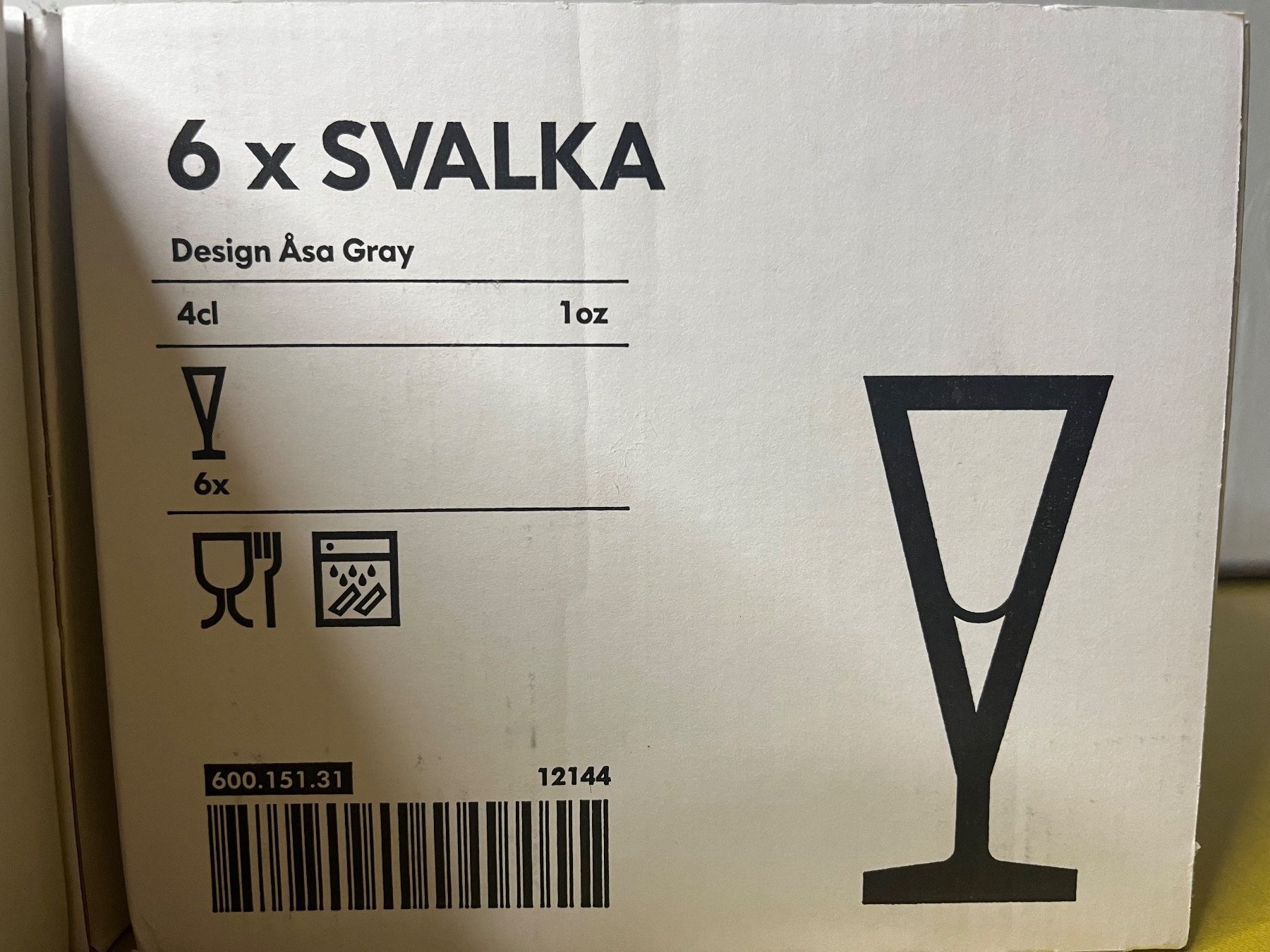 Ikea Bicchieri: 66 IKEA SVALKA Schnapsgläser – Usato da Brugg AG venduto da corkycanada 2