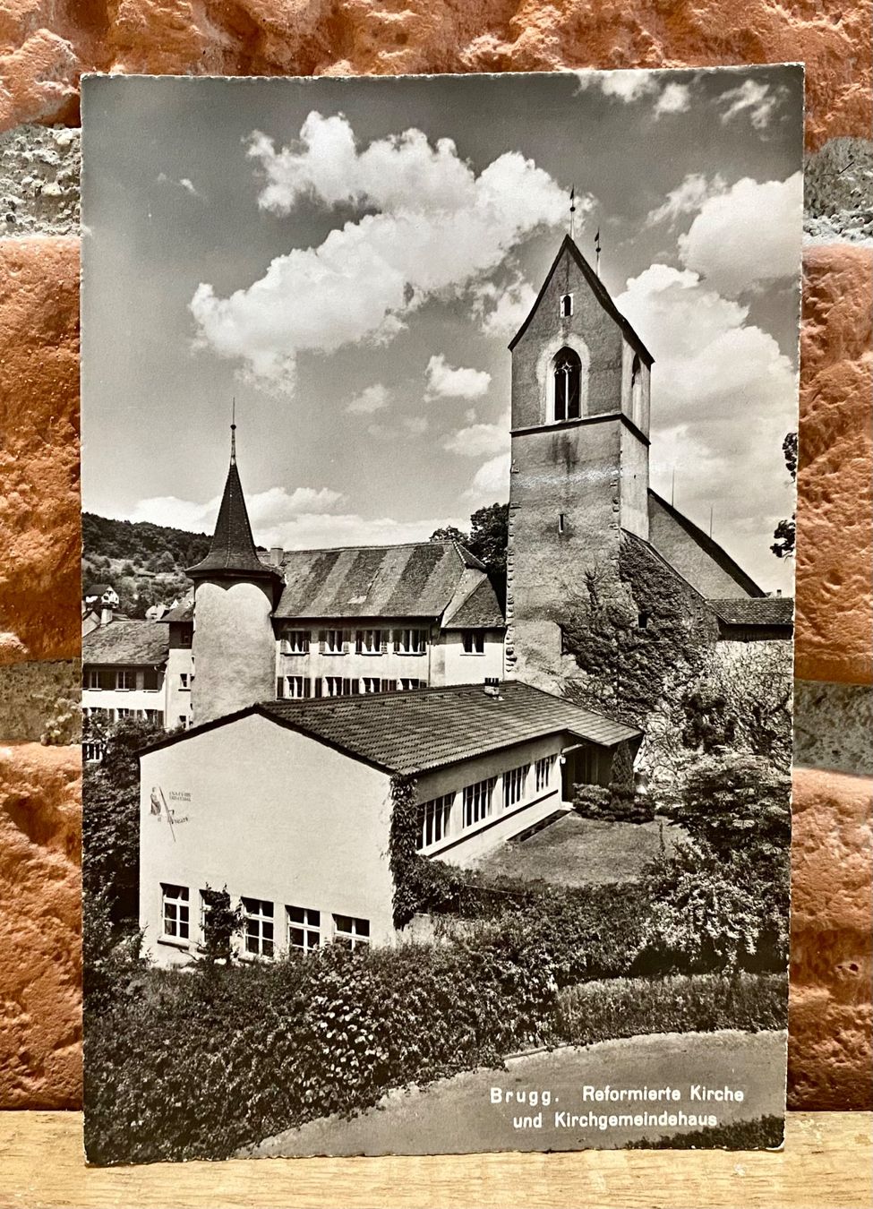Cartoline postali: BRUGG Reformierte Kirche & Kirchgemeindehaus – Usato da Root venduto da ENGLAND-TREASURES