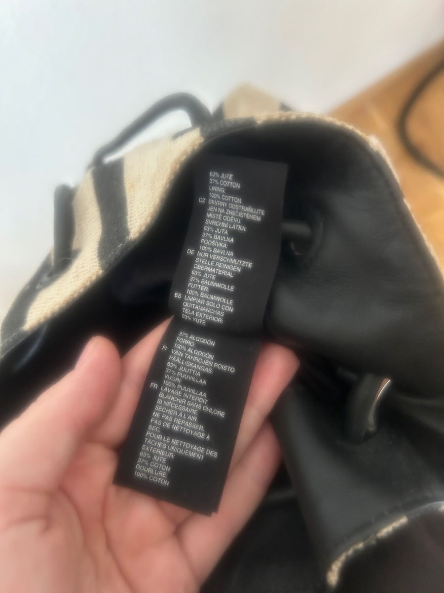 Other Stories Borse da donna: & Other Stories Bucket Bag Jute – Usato da Zürich venduto da Seraphine_1302 2