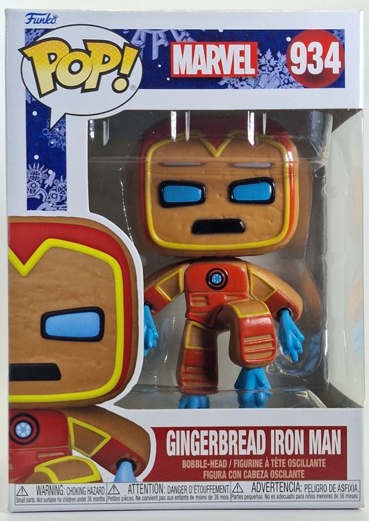 Funko Pop Marvel Gingerbread Iron Man 934 Kaufen Auf Ricardo