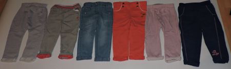 💞3X Pantalons & 3 trainings💞 T: 80