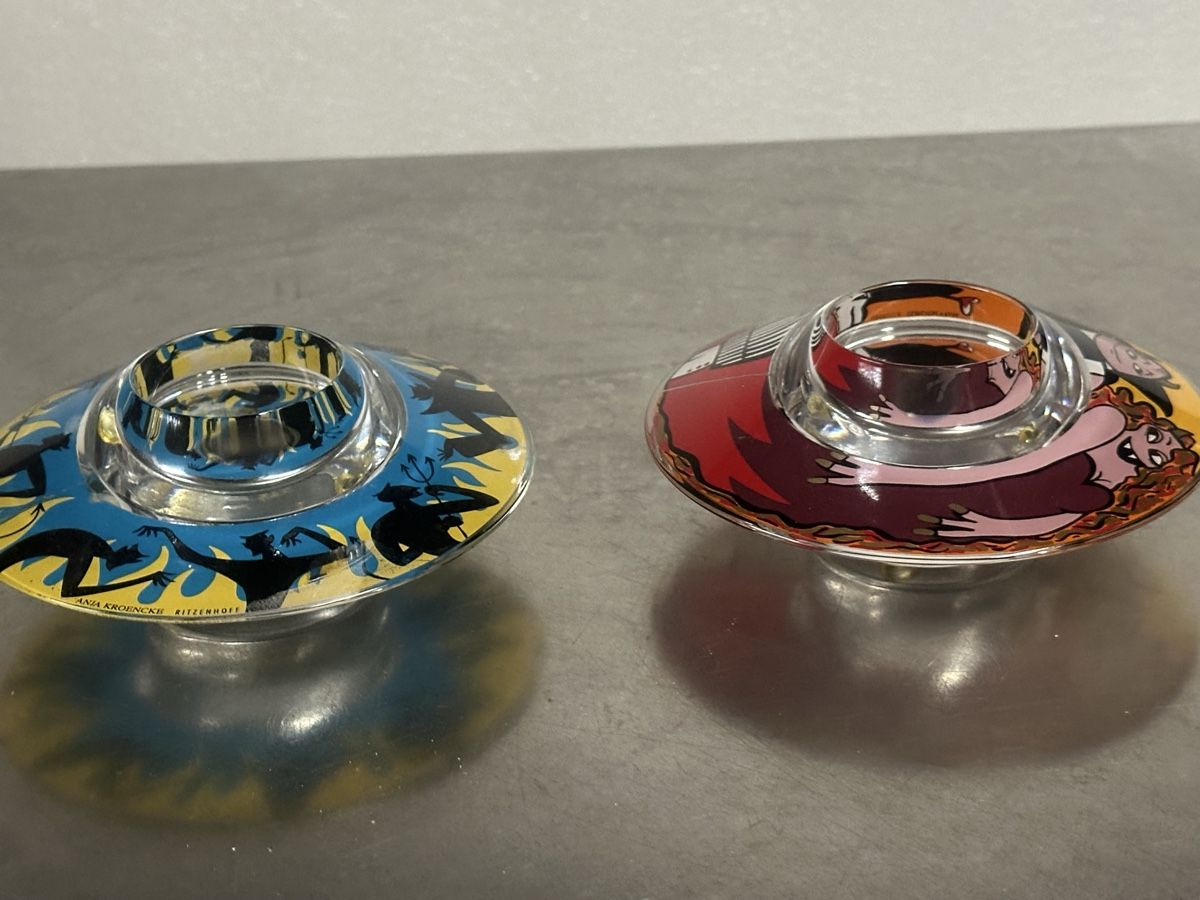 Ritzenhoff Kerzenständer: Original 2x Ritzenhoff Teelichthalter Design Kerzenhalter – Gebraucht aus Deitingen von Himhip 2