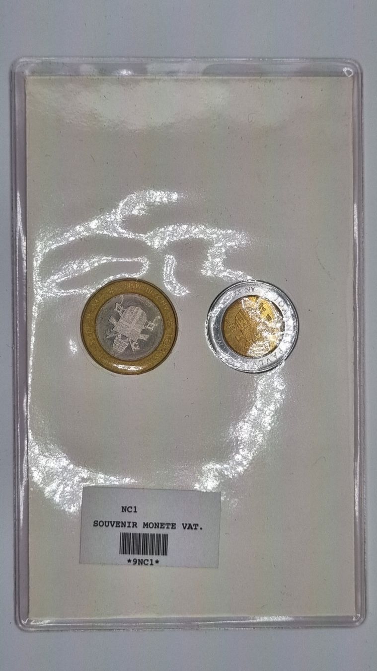 Toutes les monnaies: Vatican 500 + 1000 Lire 2001 – Neuf avec emballage d'origine à Bure par chap981 3