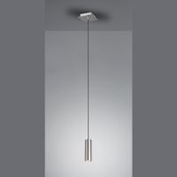 Hängeleuchte, 150 cm x 12 cm, Nickel