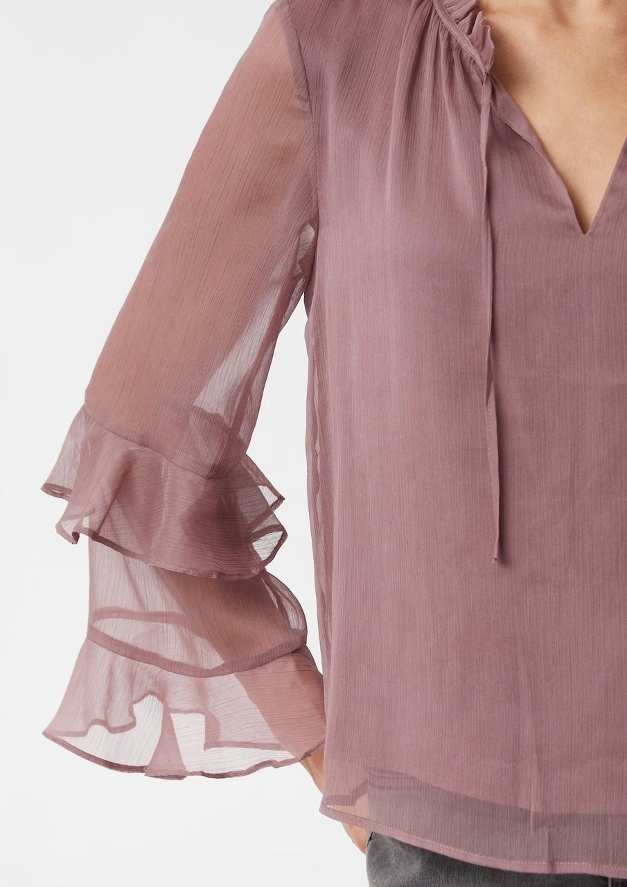 Comma Camicette: Comma Bluse rose, mit Rüschen - neuwertig! – Nuovo e nell'imballaggio originale da Luzern venduto da Sommer_26 2