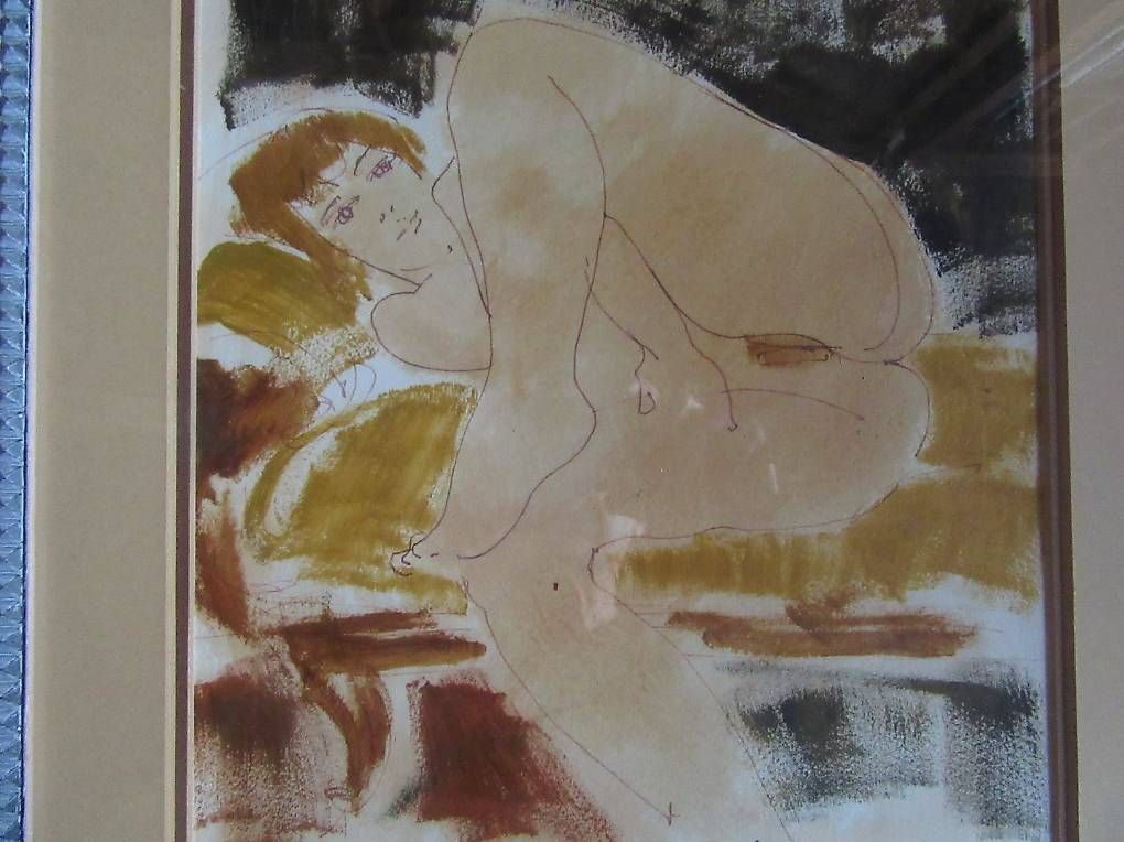 Dipinti: Technique mixte - Le modèle dAlain Bonnefoit – Usato da savigny venduto da Troglodyte01