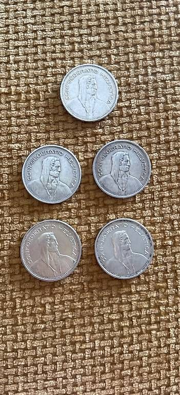 Tutti le monete: Pièces de monnaie 5 fr – Usato da Lausanne venduto da you_2y7g 1