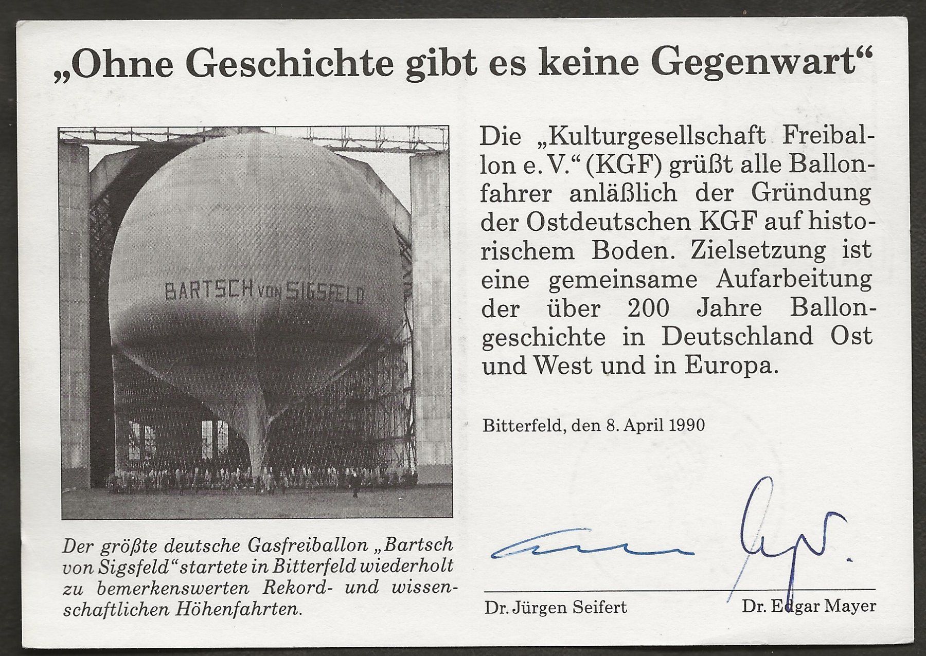Tutti i francobolli: Ballon 1990 Deutschland Bitterfelden Luftpost – Usato da Au ZH venduto da xelagreb01 1