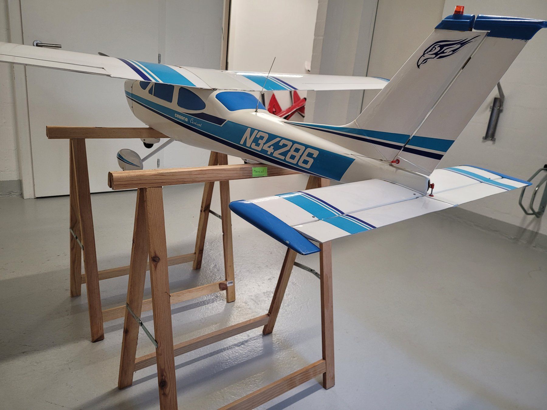 Cessna Modellismo RC: Grosse, schöne Cessna Cardinal, mit Motor und Servos – Difettoso da Winterthur venduto da testi67 1