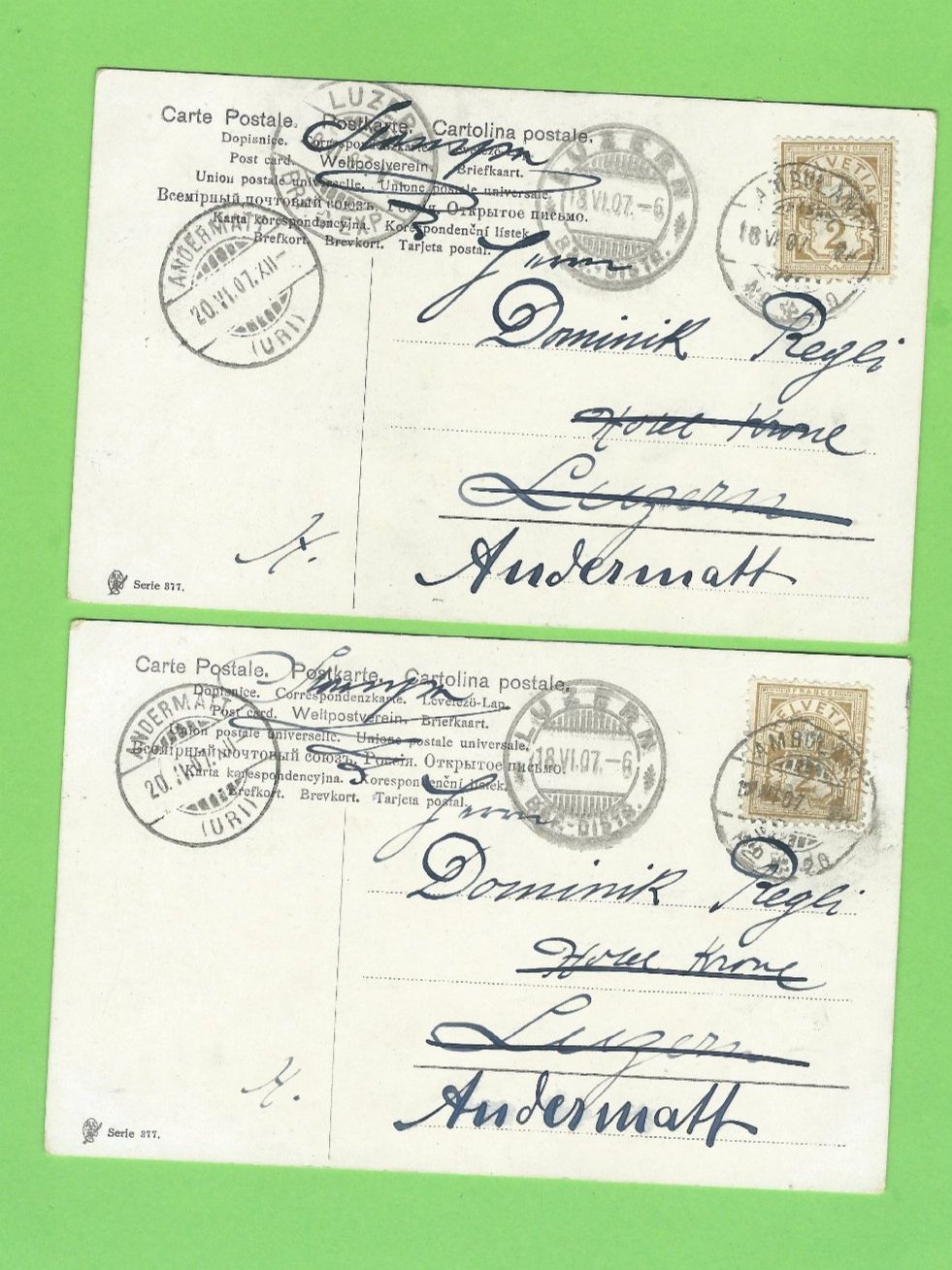 Cartoline postali: 2 Antike Postkarten, Wirtshaus-Szenen – Usato da Zürich venduto da t24_de 1
