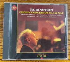 RUBINSTEIN: Chopin Concertos No.1 & No.2 CD