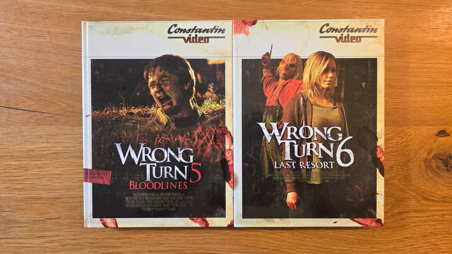 Alle DVDs: Wrong Turn 1 - 6 Mediabook mit Schuber / Blu-Ray Uncut – Gebraucht aus Glarus von Joeggi1 6