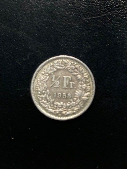 Toutes les monnaies: 1/2 Schweizer Franken 1958 Silber – D'occasion à Tentlingen par spider1