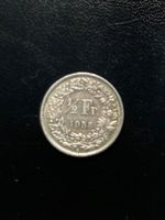 1/2 Schweizer Franken 1958 Silber
