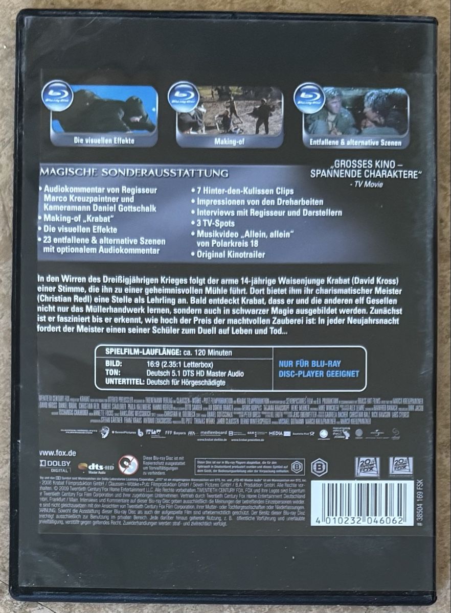 Tutti i DVDs: KRABAT – Nuovo (secondo la descrizione) da Dietikon venduto da AndreaSch01 1