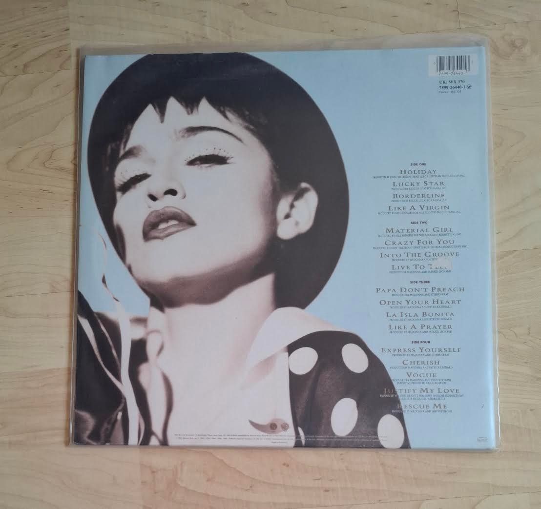 Schallplatten: Madonna: The Immaculate Collection (Original LP 1990 Germany – Gebraucht aus Bischofszell von icubus69 1