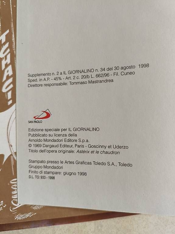 BD: Asterix e il paiolo – D'occasion à Tesserete par rud_7vkn 1