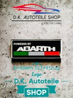 Fiat Abarth Emblem Aufkleber. Aluminium Legierung