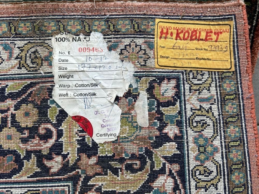 Teppiche: Kashmir Seidenteppich Seiden Teppich 177x120cm – Gebraucht aus Bern von Jwpm66 5