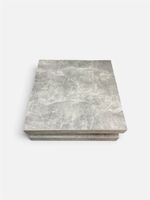 Couchtisch drehbar quadratisch grau Marmor Optik