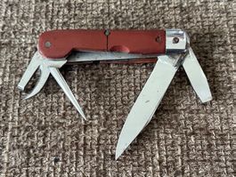 Altes Militärmesser WENGER verchromt RAR