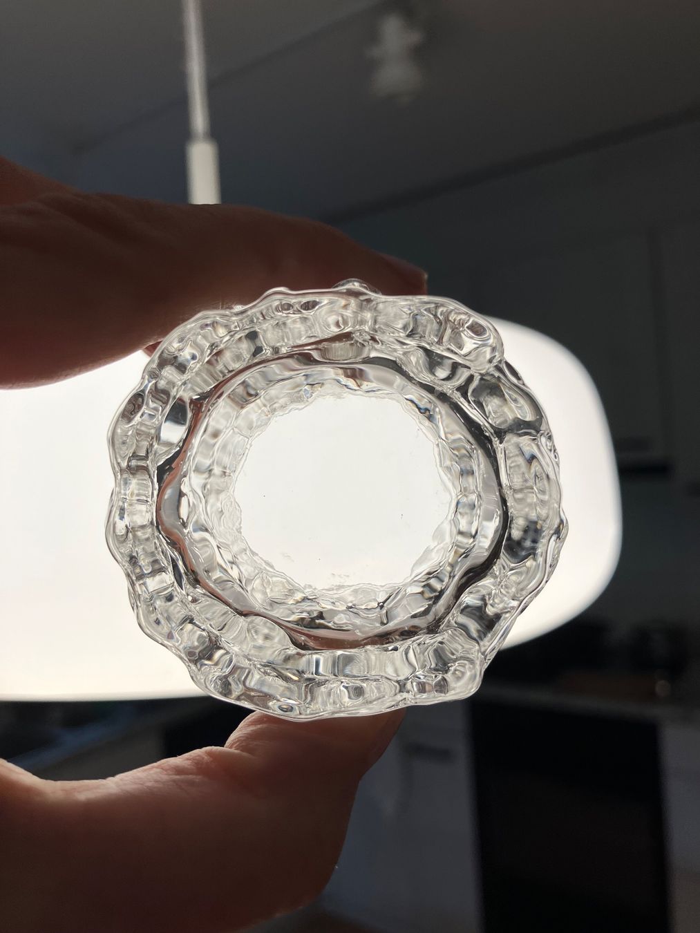 Bicchieri: 2 Eisgläser Barkoptik, 70er, 8cm, evt Goebel Charlottenhütte – Usato da Stäfa venduto da ummroxana 1