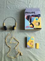 Vintage Walkman Radio von Philips mit Kopfhörer und OVP