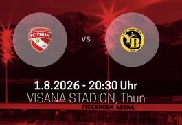 1 stehplatzticket G18 FC Thun vs BSC Young Boys 1.8.2026