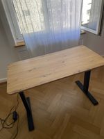 Höhenverstellbarer Schreibtisch Holzoptik