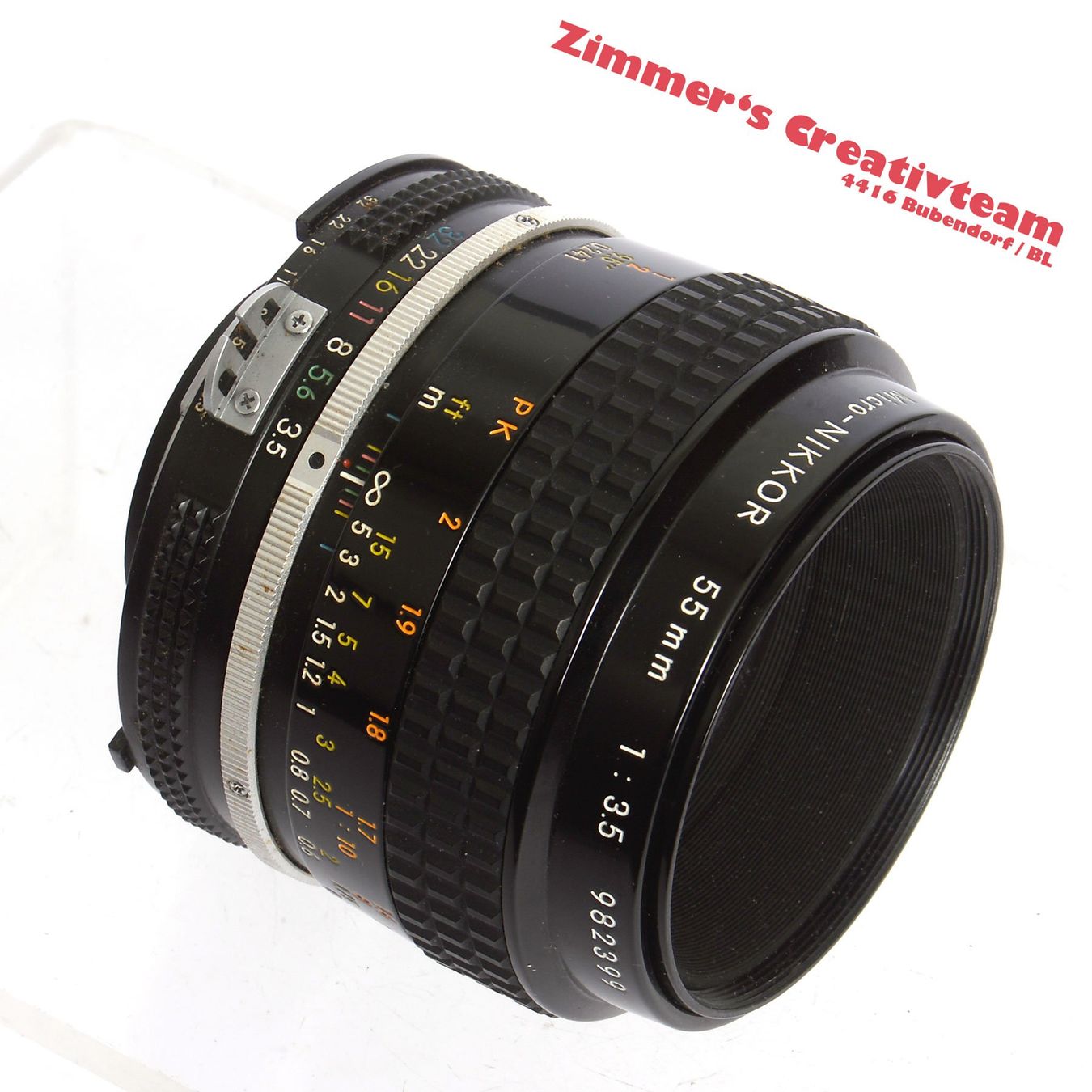 Nikkor Objektive: Micro-Nikkor 55mm 3.5 zu Nikon manuell AI – Gebraucht aus Bubendorf von zimmers_creativteam