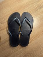 Havaianas Flip-Flops Damen Grösse 39/40 dunkelblau guter Zus