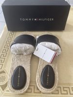 Sandales plates Tommy Hilfiger femme noir neuves T41