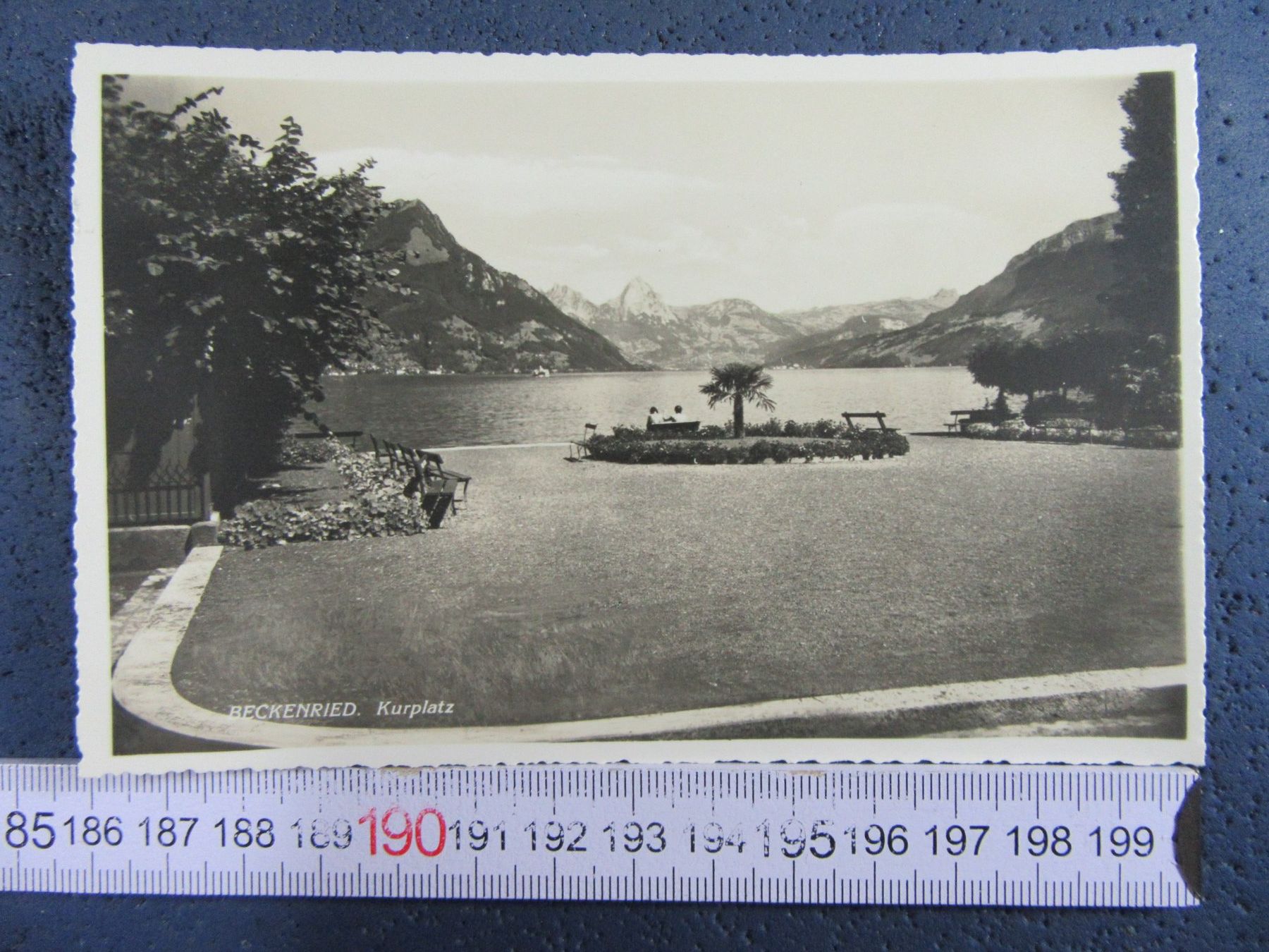 Ansichtskarten: BECKENRIED KURPLATZ 1950 AK ONW – Gebraucht aus Ettingen von Hausi4711