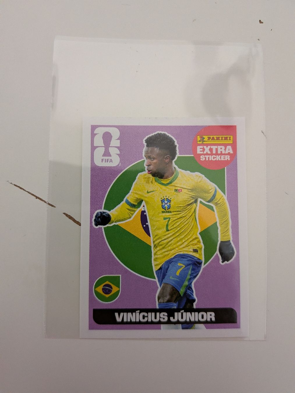 Panini Carte collezionabili: Panini WM 2026 Extra Sticker VINICIUS JUNIOR Regular – Nuovo (secondo la descrizione) da Uster venduto da yajiao