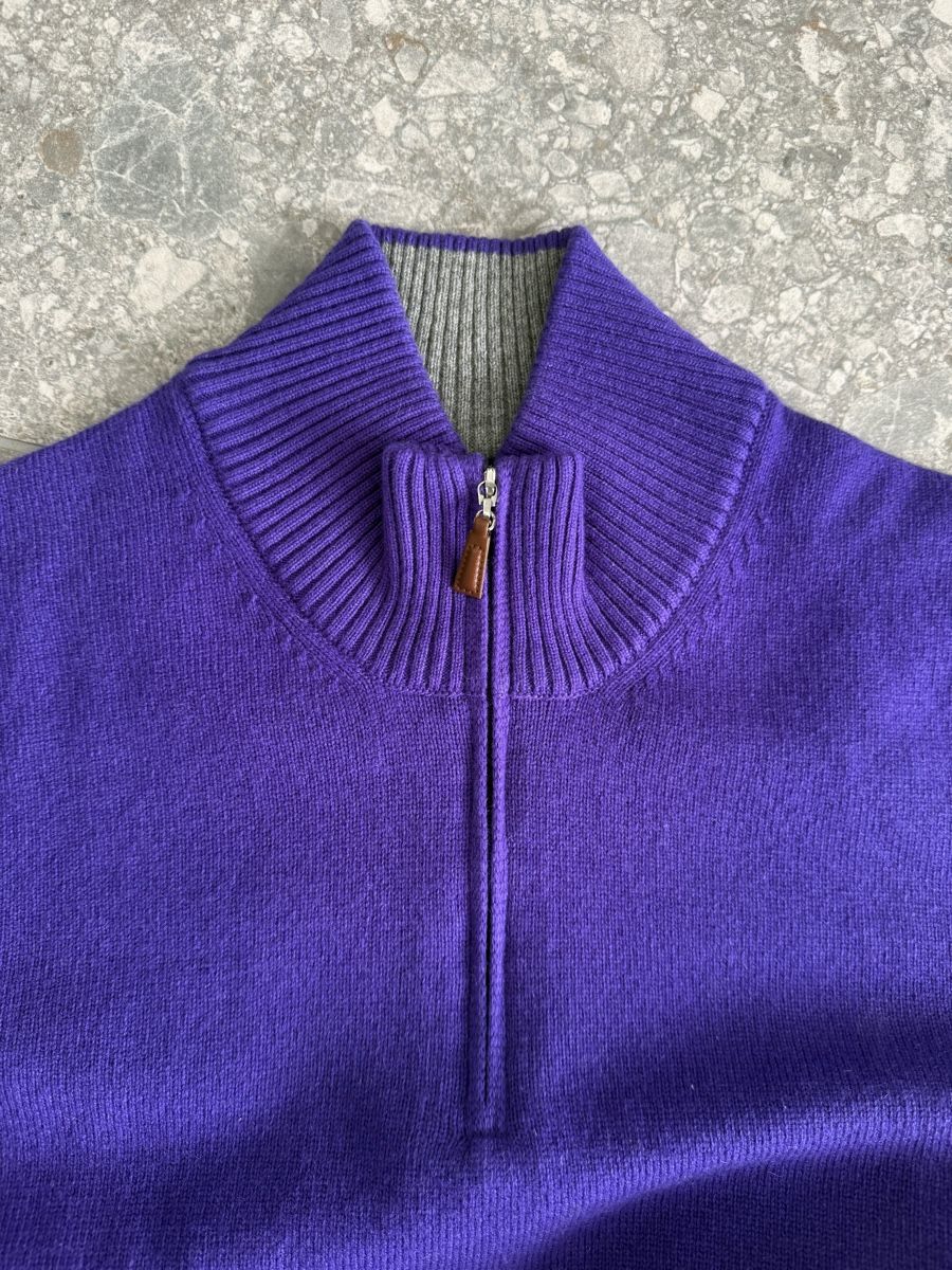 Pullover & Sweatshirts: Gran Sasso Pullover 100% Kaschmir violett Grösse L – Gebraucht aus Birmensdorf ZH von nin.am 1