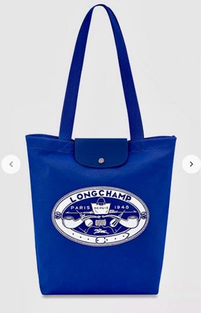 SCHNÄPPCHEN – LONGCHAMP PARIS 1948 SHOPPER ROYALBLAU – NEU