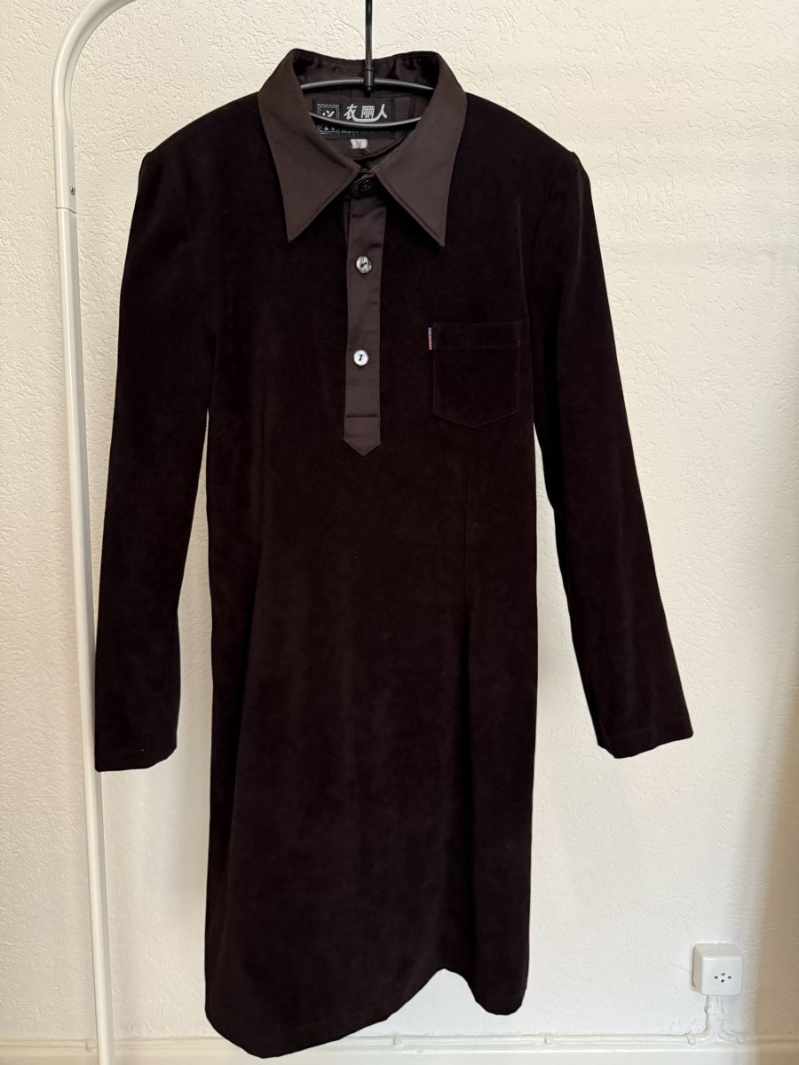 Vestiti: Robe marron effet velours daim, t.36/S – Usato da Tavannes venduto da Thriftshop