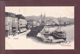 LUZERN - Schweizerhofquai - Schiff Stadt Luzern