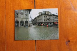 AK Langenthal, überschwemmung/Hochwasser 1973