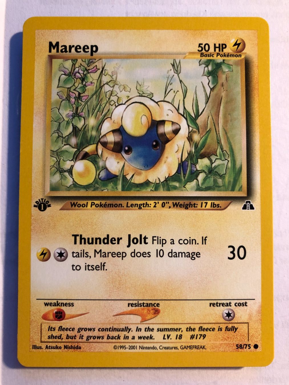 Carte collezionabili: Mareep 1st Neo Discovery - MINT - ab 1.- – Usato da Giubiasco venduto da dan_pr8b