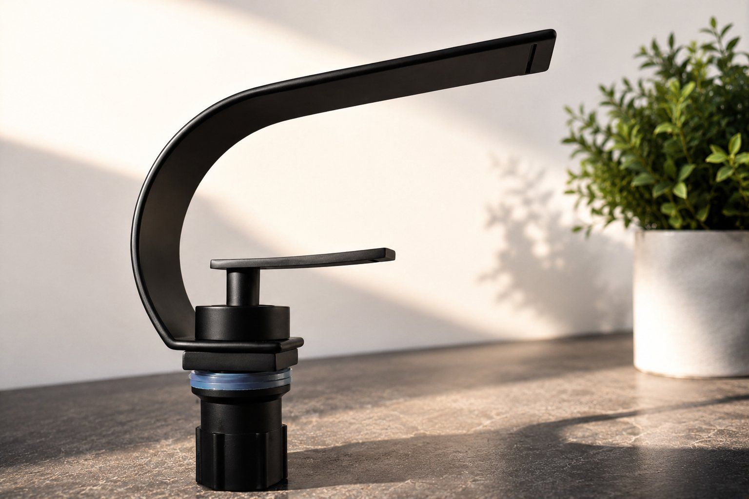 Rubinetteria: Robinet cascade design noir mat – Usato da Vuarrens venduto da Besii1103 1