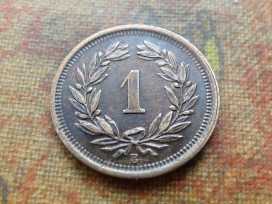 Tutti le monete: 1 Rp. 1914  (B) – Usato da Romanel-sur-Lausanne venduto da Swift13 1