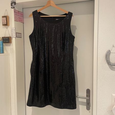 Pailetten Kleid, s.Oliver,  schwarz, Gr. 42, Top Zustand!