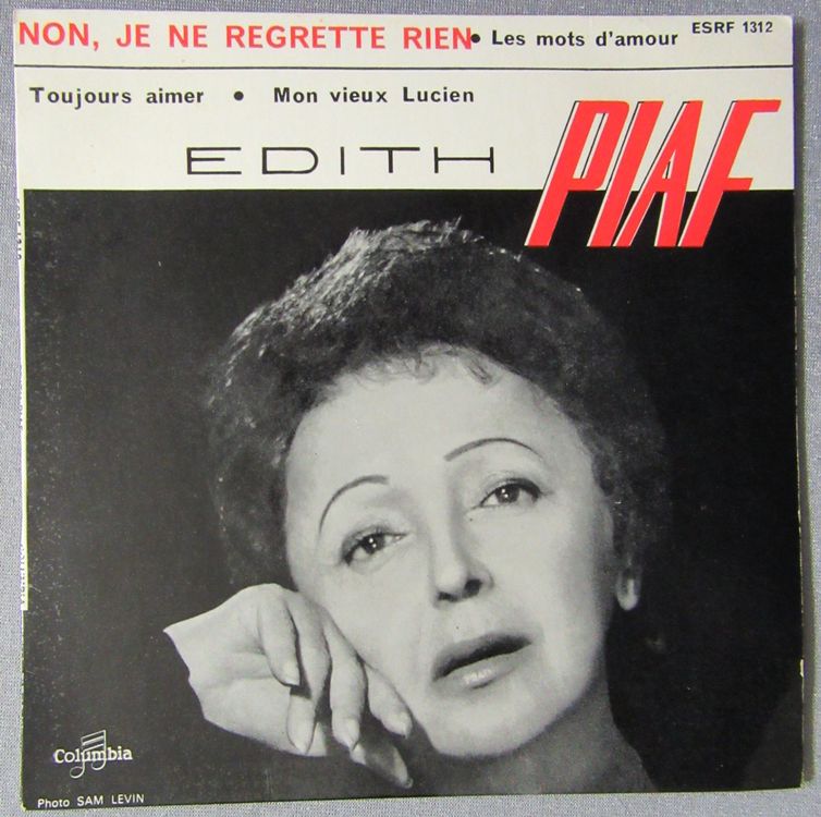 Edith Piaf - non, je ne regrette rien - Single ab CHF 4.00 | Kaufen auf ...