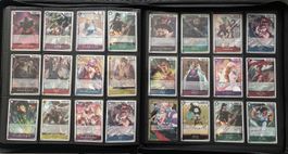 One Piece Sammelkarten Album diverse Karten