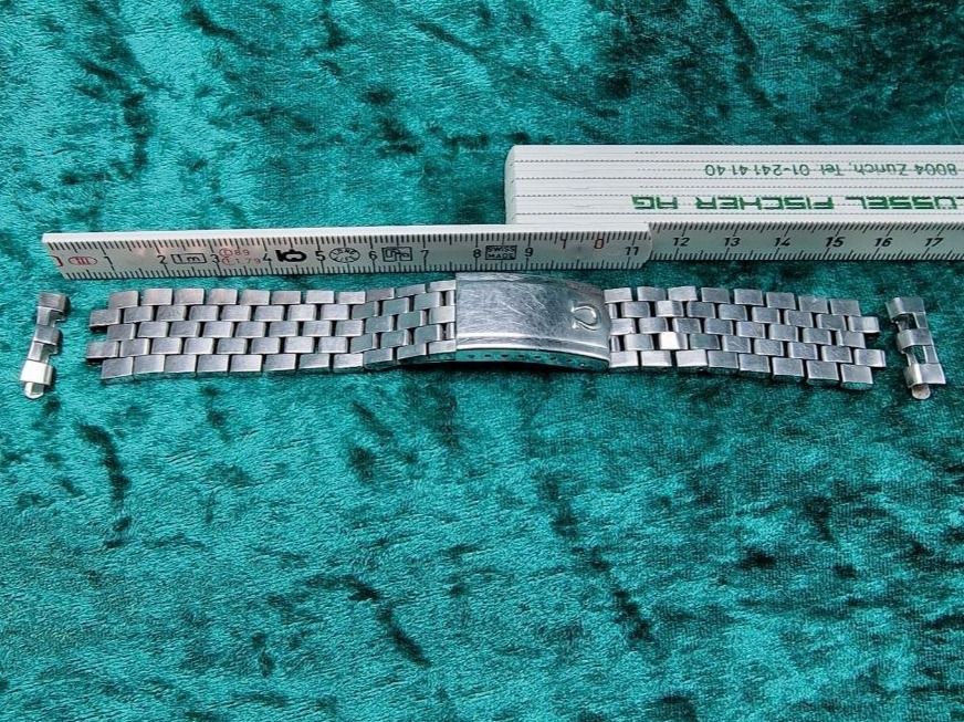 Omega Uhrenarmbänder: OMEGA VINTAGE Edelstahl Armband, 19 mm, gebraucht – Gebraucht aus Bassersdorf von  2